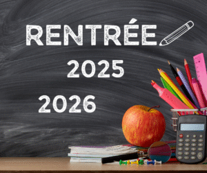 Organisation de la rentrée 2025