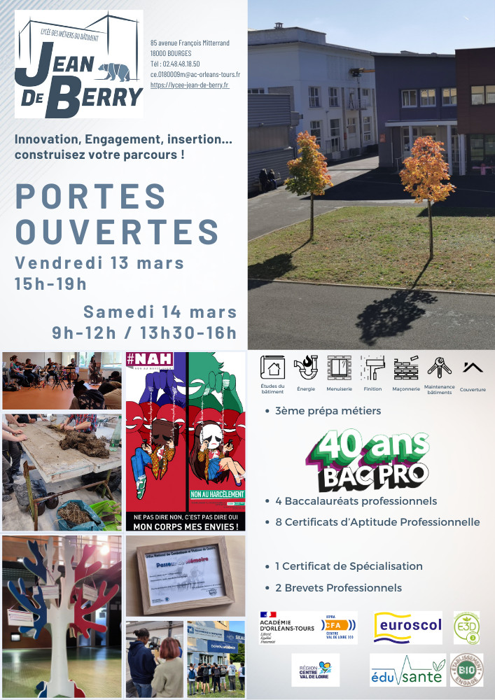 Journée portes ouvertes 2026