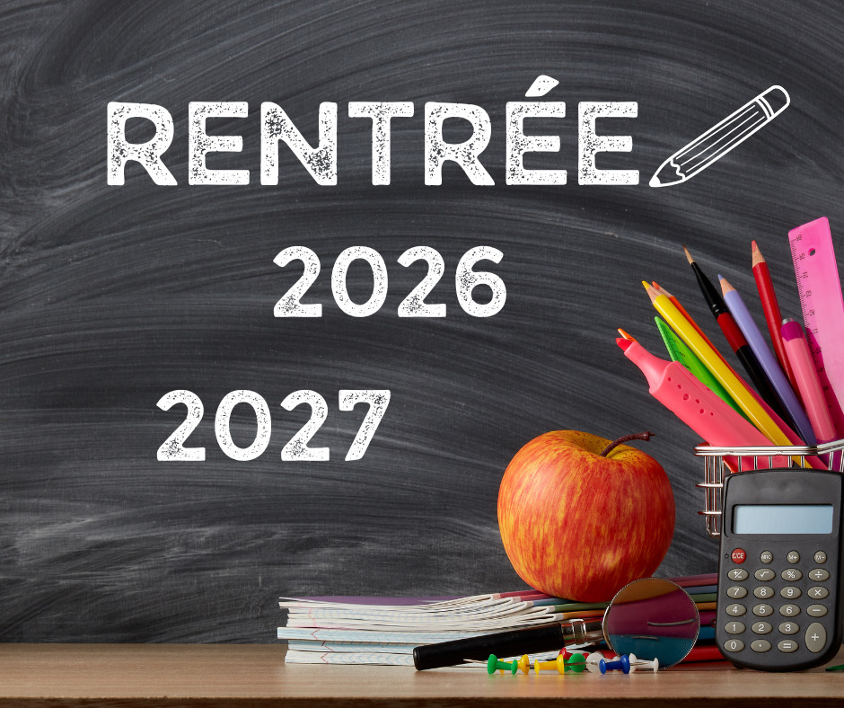 Organisation de la rentrée 2026